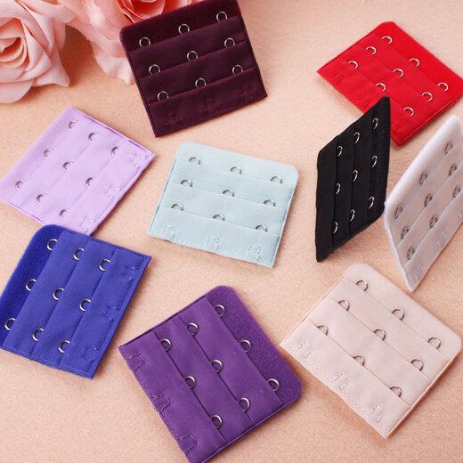 
Wantao large three-breasted buckle lengthened 3 rows of underwear buckle spacing 1.9cm extended bra connection belt 5.5 extension belt accessories light skin color