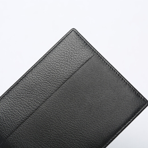 Hongu Brieftasche Neue Männer Brieftasche kurze Modegeschäftsbeutel Horizontale Brieftasche für Freund Geburtstag Geschenk Schwarzer horizontaler Stil