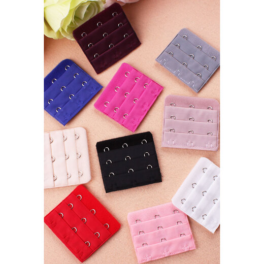 
Wantao large three-breasted buckle lengthened 3 rows of underwear buckle spacing 1.9cm extended bra connection belt 5.5 extension belt accessories light skin color
