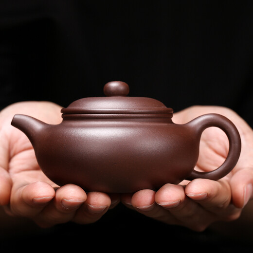 Xu Baoguo Sales volume 100,000+ Yixing purple clay pot handmade teapot holiday gift teapot purple clay antique teapot Xu Baoguo ball hole purple clay antique teapot