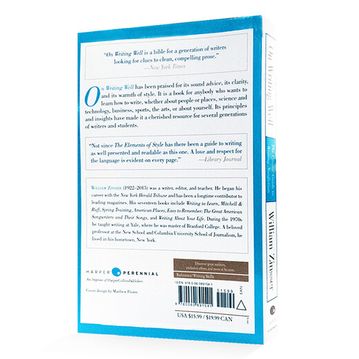 英文原版 写作指南 On Writing Well 英语写作自学指导