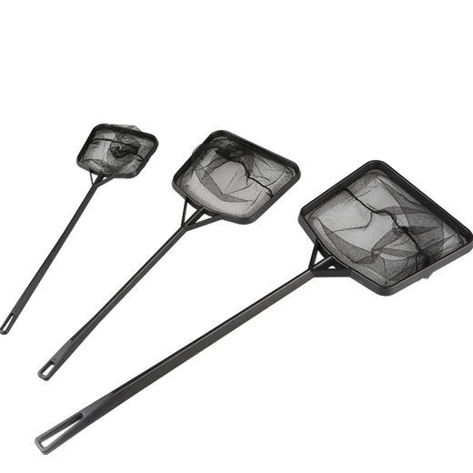 SUNSUN Fish Tank Fishing Net Aquarium Fishing Net Square Handmade Fish Tank Goldfish Fishing Small Fishing Net Black Square Fishing Extra Small sx-15 (27*9.5*9cm)