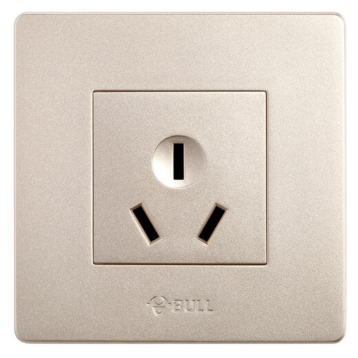BULL wall socket G07 series 16A high power three-hole air conditioning socket 86 type panel G07Z104 (U6) champagne gold concealed installation