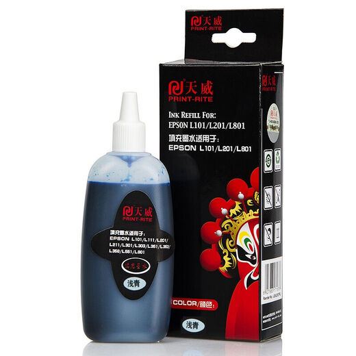 Tianwei 674 Tinte ist für Epson 672 L805 L551 L850 L1800 L1300 L211 Ink Light Cyan (6 Farbmaschine 801 Schuss) -6800 Seiten geeignet
