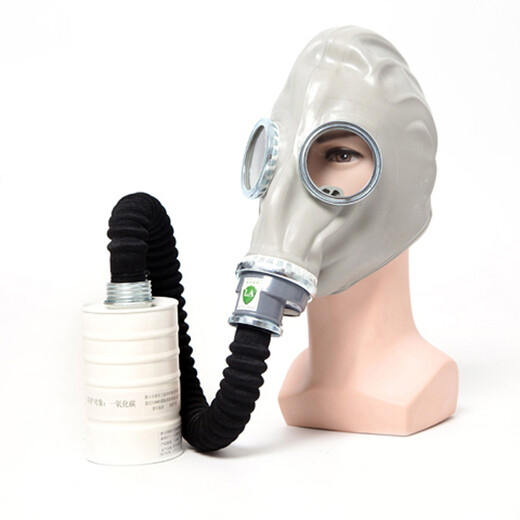 Tangfeng gas mask chemical toxic gas fire mask anti-organic gas mask fire escape mask gas mask for spray painting respiratory mask mask + catheter + No. 1 filter tank