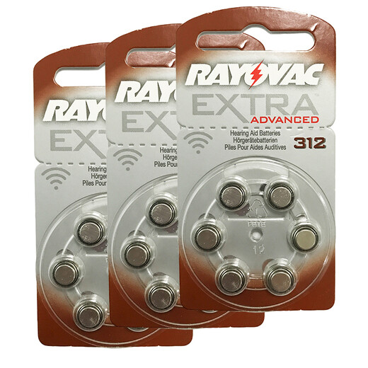ReSound Hearing Aid Battery Liteway A312 Model Customized Machine, In-canal Battery (6 Pack)