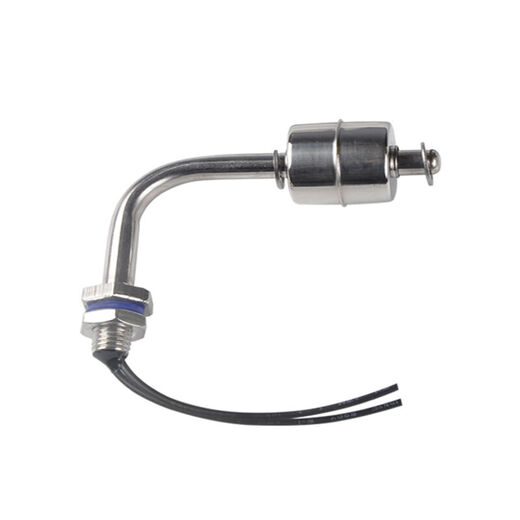 XMSJ Elecl Seitenmontierter Edelstahl kleiner Schwimmerschalter Flüssigschalter Wasserspiegel-Schalter Ellbogen Biegung Rohrstange 122 mm (ESC12210) 1A1 (unter 110 V)
