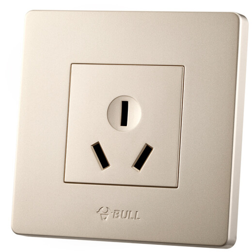 BULL wall socket G07 series 16A high power three-hole air conditioning socket 86 type panel G07Z104 (U6) champagne gold concealed installation