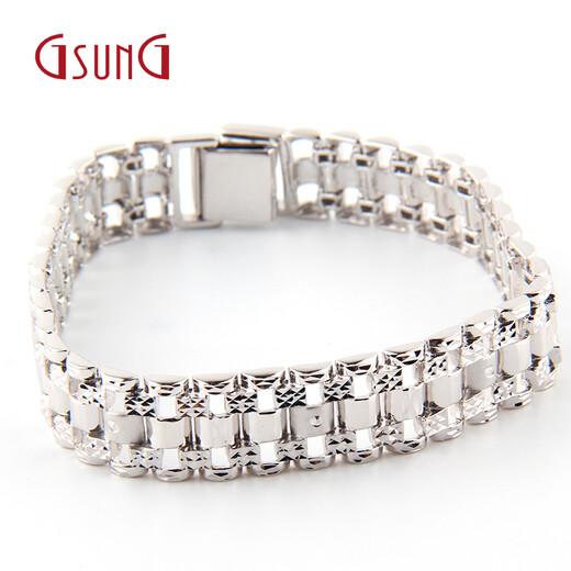 GsunGGSUNG pt950 platinum bracelet men's shiny platinum watch with bracelet customization needs to be customized. Customized gold special shot. Single shot is invalid and will not be shipped.