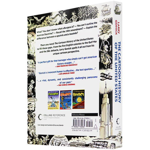 英文原版 漫画美国历史入门 Cartoon History of the United States