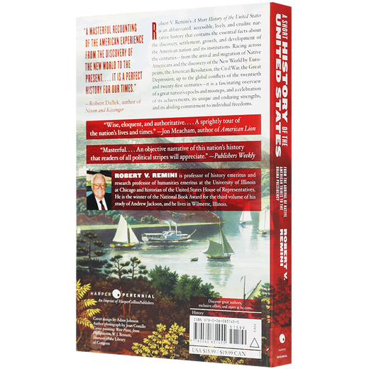 英文原版 美国简史 A Short History of the United States