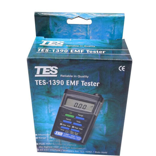 TES Taiwan electromagnetic wave radiation detector household radiation tester high voltage line computer home appliance radiation gauss meter Taiwan Taishi TES1390 (low frequency 30-300Hz