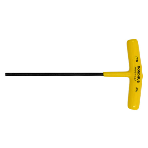 XMSJ Botton T-förmiger hexagonaler Schraubenschlüssel T-Handle Sechseckhardware-Werkzeug T-förmiger Schraubenschlüssel Hexagonal Edge Metrische Flachkopf 10mm Länge 152 mm (15276)