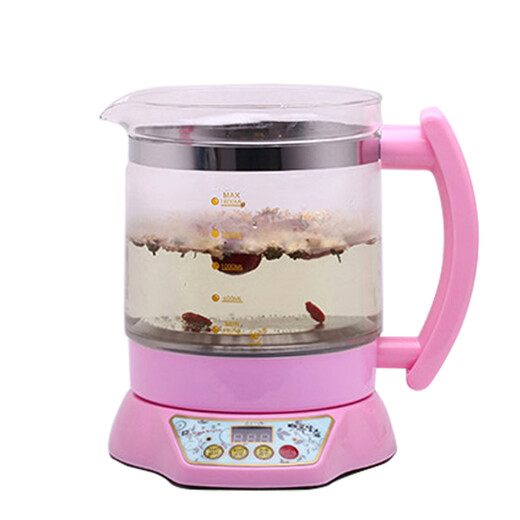 
Rongshijin SD-686 health pot adjustable power decoction pot glass electric kettle 304 stainless steel heating plate romantic powder