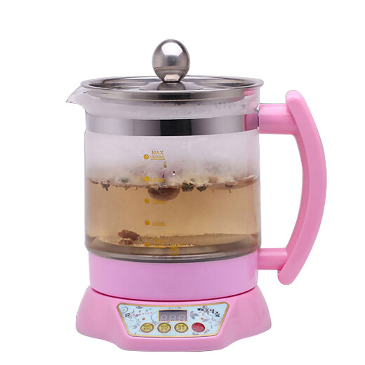 
Rongshijin SD-686 health pot adjustable power decoction pot glass electric kettle 304 stainless steel heating plate romantic powder