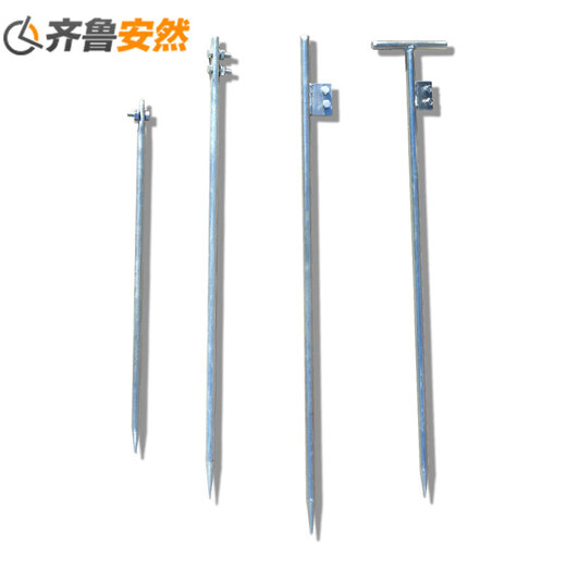 Qilu Anran thick ground wire grounding pin grounding pole power grounding T-shaped grounding rod grounding wire grounding pin grounding wire pin lightning rod galvanized iron straight welding plate grounding pin length 1.5 meters * diameter 1.6 cm (excluding wire) one size fits all