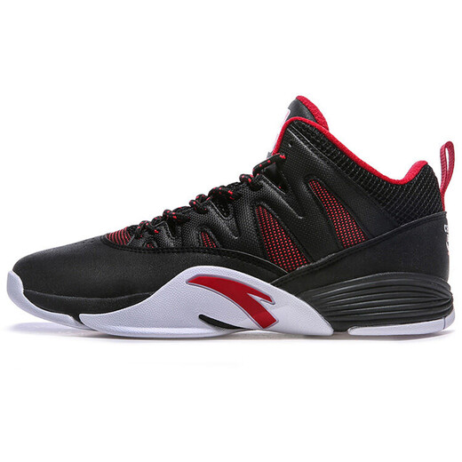 ANTA official flagship men's shoes cement nemesis wear-resistant anti-slip basketball shoes 11631307-2 black/red/Anta white 42