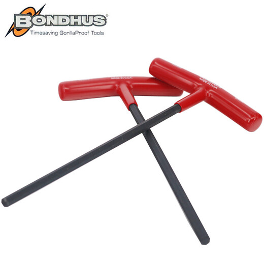 Bondhus Estados Unidos importó potente metría T en forma de T destornillador hexagonal de cabeza plana Métrica T-T-T-T-T-Tandle 15268 (6*152 mm)