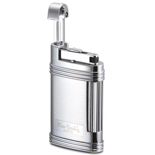 Pierre Cardin Leichter MF-165-31N Leicht Chrom Silber W02 Rohrflint-Gasfeuerer