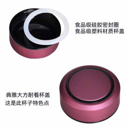 富光单层玻璃杯大容量500ML 男女家用办公泡茶杯 透明带盖防漏1416 墨蓝色无滤网 500ml