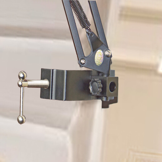 Jieshang Tablet Stand Tablet Computer Stand iPad Pro Universal Multi-function Cantilever Folding Portable Display Bedside Desktop Mobile Phone Universal Support Stand Enhanced Black 206A Model 4-12.3 Inch Tablet Phone Can Be Used