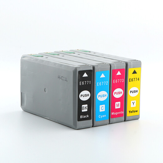Tianse suits Epson T6771 ink cartridge WP4531; 4521 printer ink cartridge 4011; 4091; 677 ink cartridge Applicable to Epson 6771-6774 four-color ink cartridge set