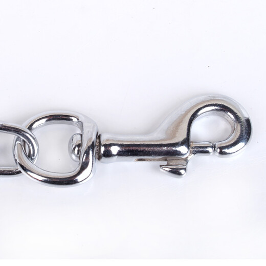 Chongwu dog chain, anti-bite and wear-resistant iron chain dog leash, small medium-sized large dog chain, dog leash, 1.2 meters non-foam ordinary model, M-suggested within 15 Jin [Jin equals 0.5 kg]