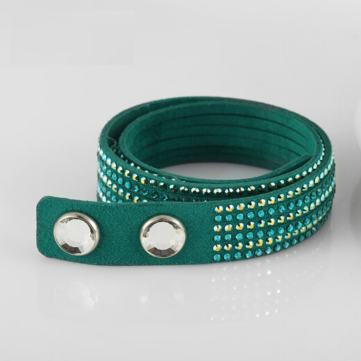 Swarovski Green Imation Crystal Button Bracelet Bracefticefief Подруга подарок подарок 5064290