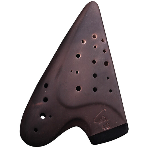风雅陶笛（FENG YA OCARINA）  三管AG陶笛 专业演奏级素烧中音G调 三管素烧AG