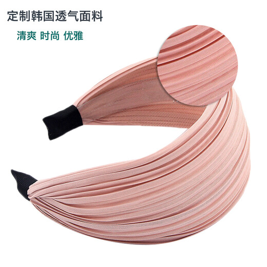 AiChoice comfortable non-slip hairpin with teeth simple hairband Korean version of the clip wide-brimmed headband temperament hair accessories women's headwear black