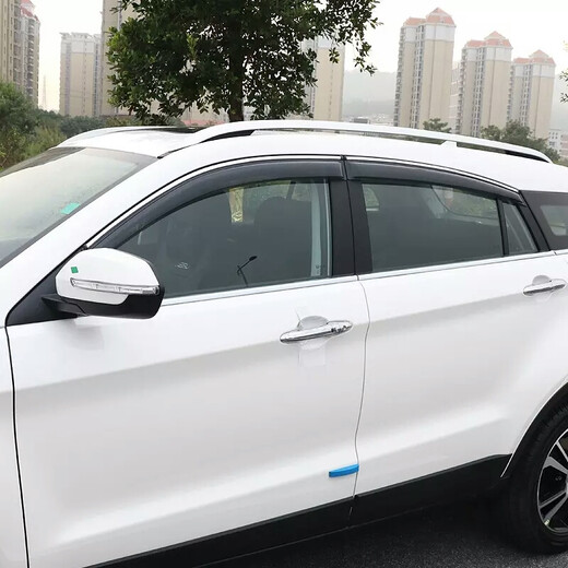 Toyota RAV4 rain shield and window rain shield, specially modified for 16-17-18/19/20 style rain shields and rain strips. Toyota RAV4 (14-15-16-17-18-19 style, electroplated bright strips, rain shield, four pieces