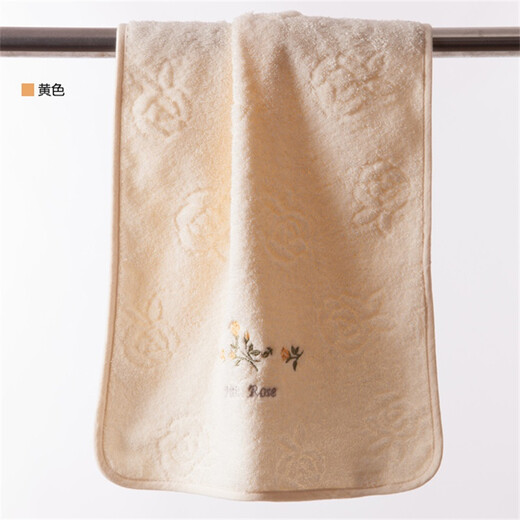 Gold towel home textile pure cotton embroidered towel adult face wash towel combination pink gift box 3-pack corporate group purchase return gift embroidered red gift box set