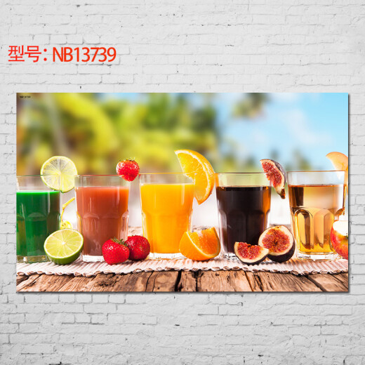 
Jumengwu Fruit shop Vegetables and fruit painting Modern poster decoration painting Fruit shop mural restaurant kitchen wall stickers NB13751 50*30cm