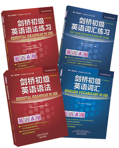 剑桥初级英语语法词汇+练习套装 初级语法及练习+初级词汇及练习（剑桥“英语在用”English in Use丛书 中文版 套装共4册）