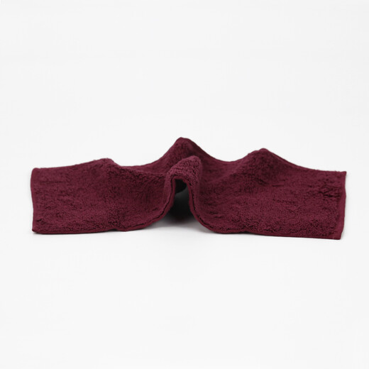 Asano (Air Kaol) Mandkinchief japonais pour hommes serviette carrée portable à l'abus de sueur et absorbant l'eau pour les bébés et les enfants serviette de lavage pour les enfants serviette à main d'odeur d'odeur d'odeur d'odeur huile de sueur burgogne 1 pièce 32 * 14cmmmatores