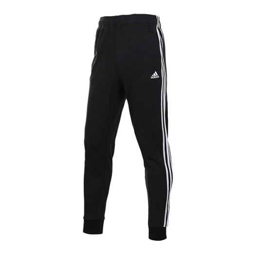 阿迪达斯 （adidas）裤子男裤 2025年夏季男士休闲长裤加绒保暖卫裤跑步运动裤男 GK9273/针织直筒 2XL