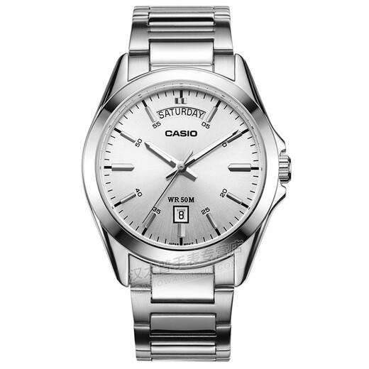 Casio (CASIO) couple watch multi-function belt quartz watch MTP-1370D-7A1/1241D-4A