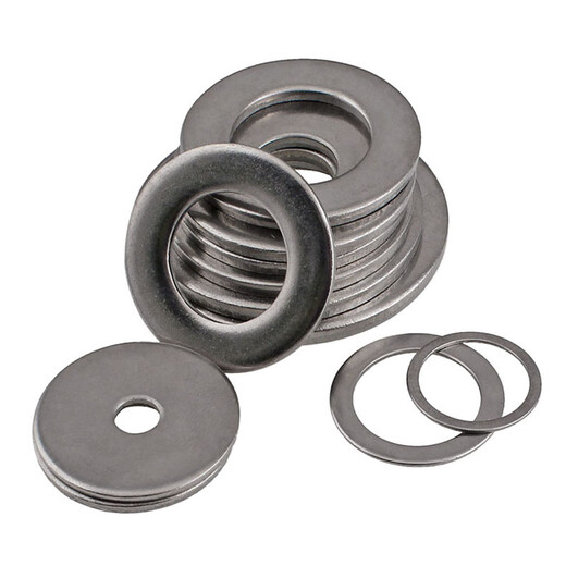 304 stainless steel flat washer metal screw washer GB97 ultra-thin round washer thickened meson flat washer M8*30*2.0 10 pieces