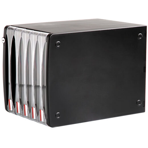 Xushansi desktop information sorting file cabinet, five-layer plastic drawer cabinet, four-layer hard plastic file box collection, four-layer locked 9794