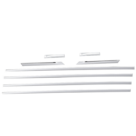 Shamit Buick GL8 window trim ES Luzun 653T body stainless steel window bright strips on land business class 25s window decoration parts gl8 modification ES28T/653T stainless steel window trim (8 pieces)