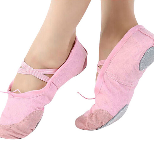 
Chit children's dance shoes soft sole practice shoes for girls cat claw shoes for boys dancing yoga women ballet shoes pink size 29