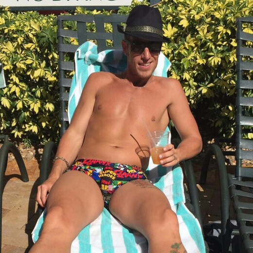 TADDLEE men's sexy swimming trunks small boxer quick-drying breathable hot spring swimwear hot spring swimsuit men's triangle quick-drying swimming trunks XF19 XXL