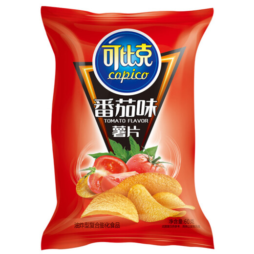 Copico potato chips tomato flavor 60g snack puffed food