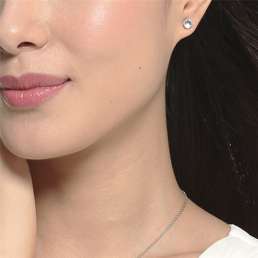 Swarovski (SWAROVSKI) earrings, earrings, women's holiday style light luxury niche gifts for girlfriends Constella platinum-plated 1800046