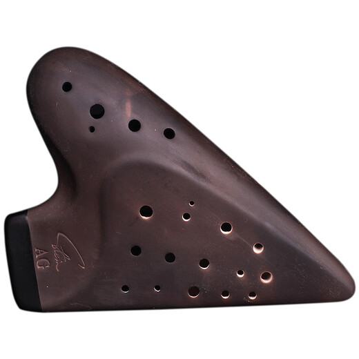 FENG YA OCARINA (FENG YA OCARINA) Dreiröhren-Okarina in professioneller Qualität, ungefeuert, Alt-G-Taste, AG/AF/BC-Okarina, Dreiröhren, ungefeuert AG