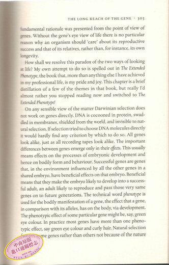 自私的基因（40周年纪念版）英文原版 the selfish gene 生物科学