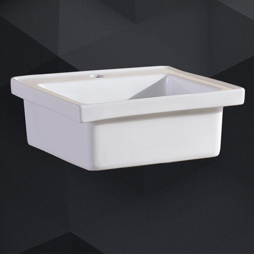 Lfte balcony ceramic column laundry pool household small laundry sink vegetable sink bathroom courtyard laundry basin sink 915 single basin, (column not included)