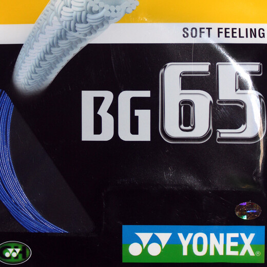 YONEX尤尼克斯羽毛球线YY日本产全型号专业高弹耐打羽毛球拍线 【1条】BG65 耐打【主图8色选】