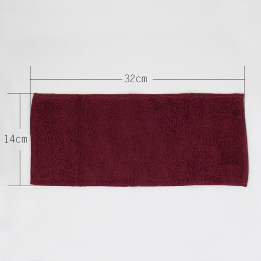 Asano (Air Kaol) Mandkinchief japonais pour hommes serviette carrée portable à l'abus de sueur et absorbant l'eau pour les bébés et les enfants serviette de lavage pour les enfants serviette à main d'odeur d'odeur d'odeur d'odeur huile de sueur burgogne 1 pièce 32 * 14cmmmatores