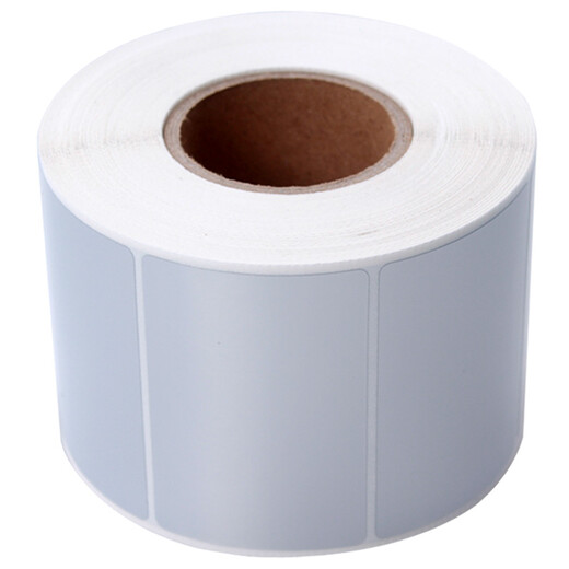 CNIST Yinsi Tengxiao Silver Dragon matte silver paper blank PET sub-silver paper waterproof self-adhesive barcode dyeing label paper fixed asset barcode paper can be printed on behalf of printing silver 60mm*40mm*1000 sheets*1 roll